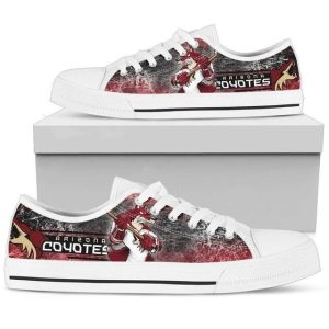 Arizona Coyotes NHL Hockey 3 Low Top Sneakers Low Top Shoes