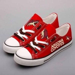 Arizona Coyotes NHL Hockey 4 Gift For Fans Low Top Custom Canvas Shoes