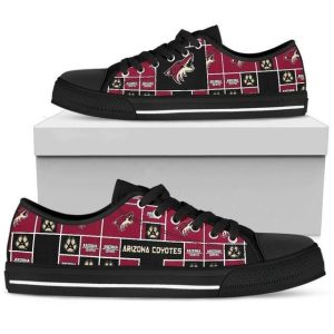 Arizona Coyotes NHL Hockey 4 Low Top Sneakers Low Top Shoes