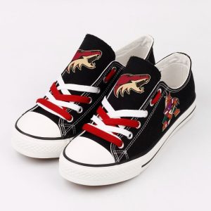 Arizona Coyotes NHL Hockey Gift For Fans Low Top Custom Canvas Shoes