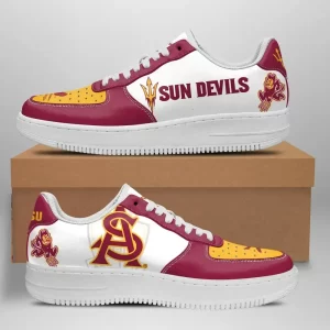 Arizona State Sun Devils Nike Air Force Shoes Unique Football Custom Sneakers