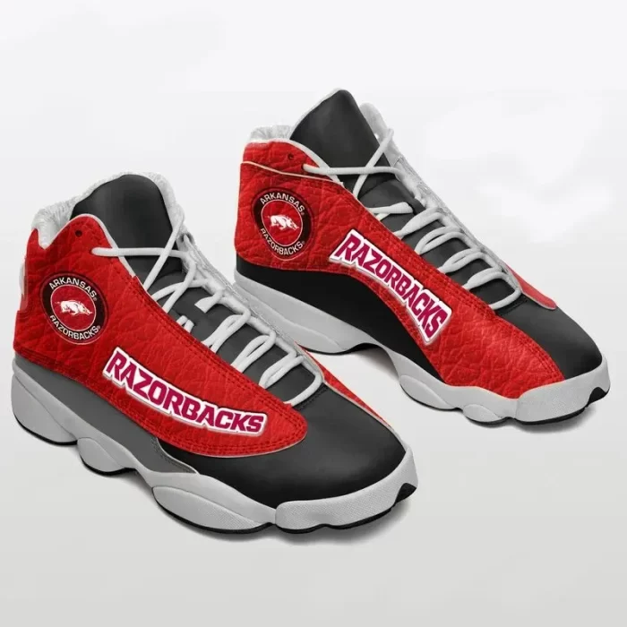 Arkansas Razorbacks Air Jordan 13 Custom Sneakers