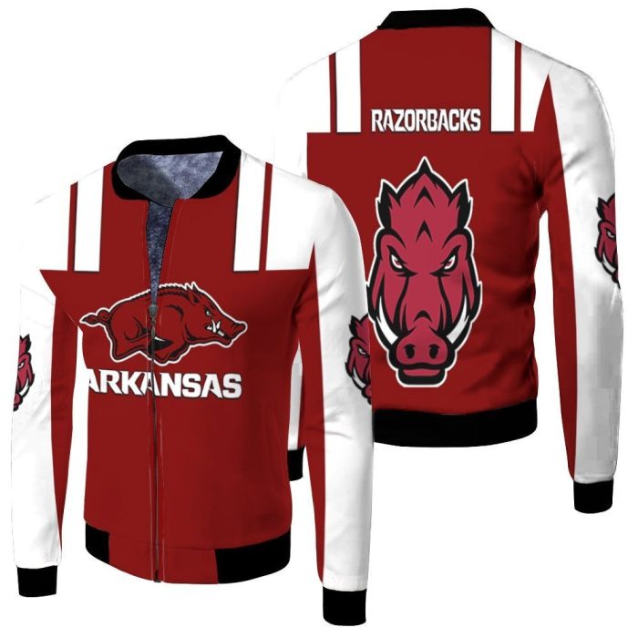 Arkansas Razorbacks Ncaa For Razorbacks Fan 3D Fleece Bomber Jacket