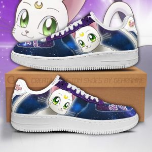Artermis Cat Air Force Sneakers Sailor Moon Anime Shoes Fan Gift Pt04