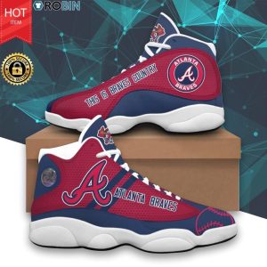 Atlanta Braves Baseball Jordan 13 Shoes
