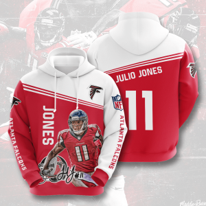 Atlanta Falcons Julio Jones 11 3D Hoodie