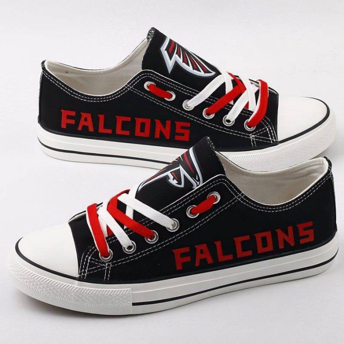 Atlanta Falcons NFL Football Gift For Fans Low Top Custom Canvas Shoes