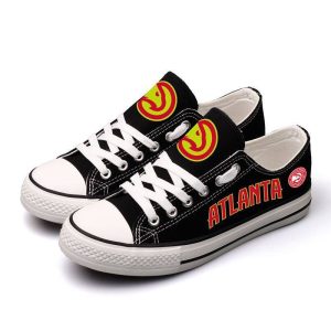 Atlanta Hawks NBA Basketball 2 Gift For Fans Low Top Custom Canvas Shoes