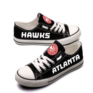 Atlanta Hawks NBA Basketball 3 Gift For Fans Low Top Custom Canvas Shoes