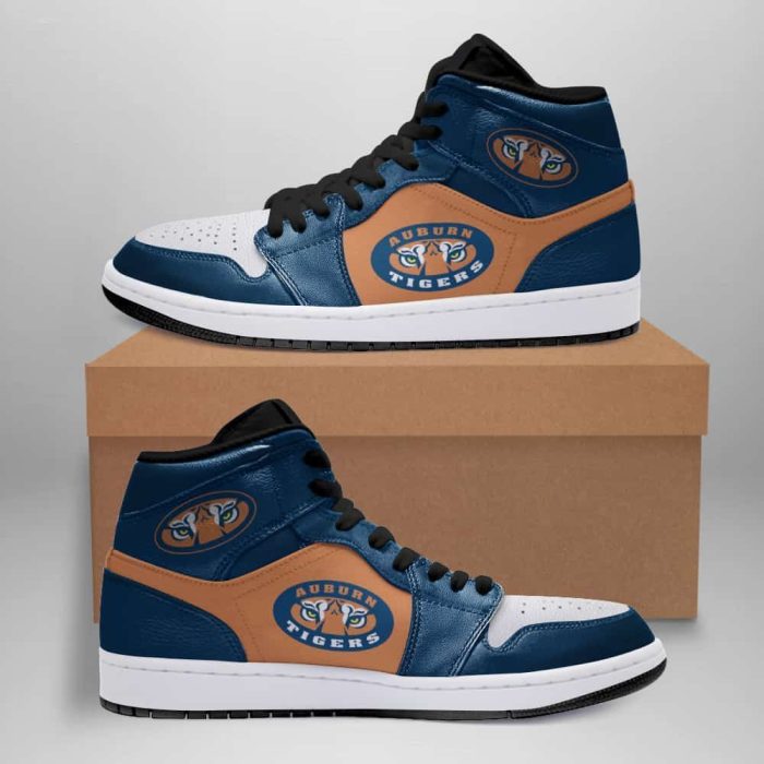 Auburn Tigers American Football 06 Air Jordan 1 Sport Custom Sneakers