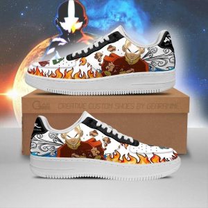 Avatar Airbender Air Nike Air Force Shoes Unique Characters Anime Custom Sneakers