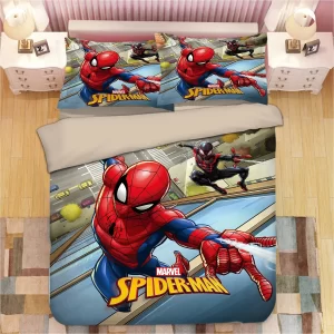 Avengers Spiderman #4 Duvet Cover Pillowcase Bedding Set Home Decor