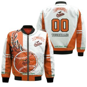 Baltimore Orioles 3D Personalized Bomber Jacket