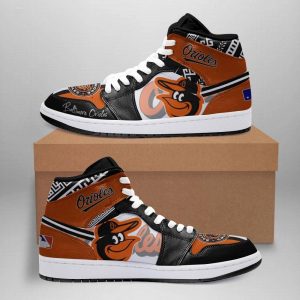 Baltimore Orioles Air Jordan 1 Sport Custom Sneakers