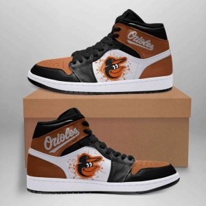 Baltimore Orioles MLB Air Jordan 1 Sport Custom Sneakers