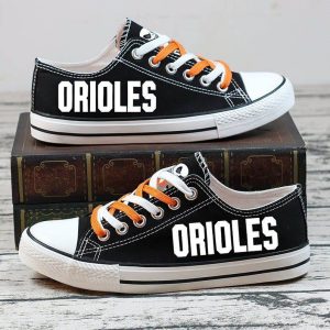 Baltimore Orioles MLB Baseball 3 Gift For Fans Low Top Custom Canvas Shoes