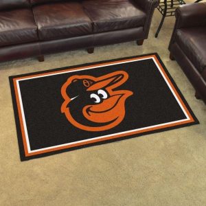 Baltimore Orioles Mlb Baseball Area Rug