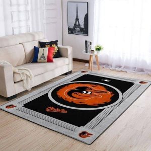 Baltimore Orioles Nba Logo Style Area Rugs Living Room Carpet Floor Decor