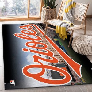 Baltimore Orioles Wincraft Area Rug Carpet Living Room Rug Us Decor