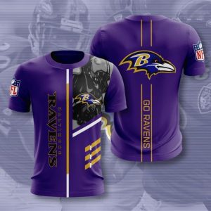 Baltimore Ravens 15 Gift For Fan 3D T Shirt Sweater Zip Hoodie Bomber Jacket
