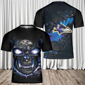 Baltimore Ravens 18 Gift For Fan 3D T Shirt Sweater Zip Hoodie Bomber Jacket