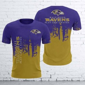 Baltimore Ravens 27 Gift For Fan 3D T Shirt Sweater Zip Hoodie Bomber Jacket