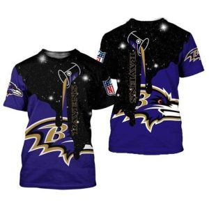 Baltimore Ravens 53 Gift For Fan 3D T Shirt Sweater Zip Hoodie Bomber Jacket