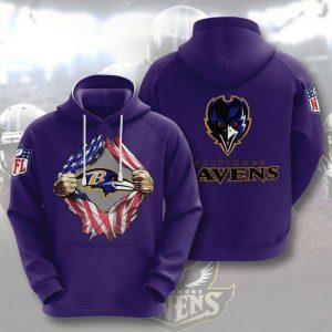 Baltimore Ravens 56 Gift For Fan 3D T Shirt Sweater Zip Hoodie Bomber Jacket