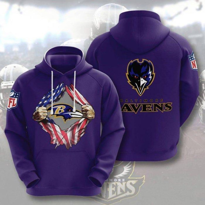 Baltimore Ravens 56 Gift For Fan 3D T Shirt Sweater Zip Hoodie Bomber Jacket