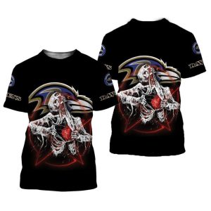 Baltimore Ravens For Fan 3D T Shirt Sweater Zip Hoodie Bomber Jacket