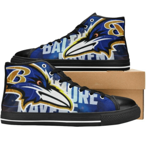 Baltimore Ravens NFL Football 16 Custom Canvas High Top Shoes