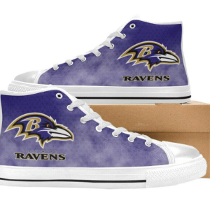 Baltimore Ravens NFL Football 20 Custom Canvas High Top Shoes
