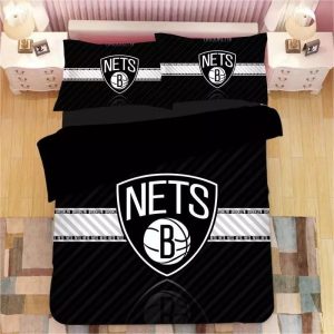 Basketball Brooklyn Nets Basketball #26 Duvet Cover Pillowcase Bedding Set Home Bedroom Decor