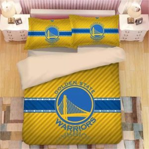 Basketball Golden State Warriors Basketball #16 Duvet Cover Pillowcase Bedding Set Home Bedroom Decor