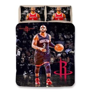 Basketball Houston Rockets James Harden 15 Basketball #17 Duvet Cover Pillowcase Bedding Set Home Bedroom Decor
