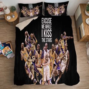 Basketball Lakers Kobe Bryant Basketball #15 Duvet Cover Pillowcase Bedding Set Home Decor