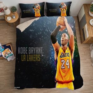 Basketball Lakers Kobe Bryant Basketball #9 Duvet Cover Pillowcase Bedding Set Home Decor