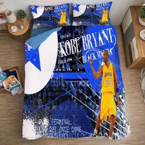 Basketball Lakers Kobe Bryant Black Mamba Basketball #17 Duvet Cover Pillowcase Bedding Set Home Decor