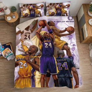 Basketball Lakers Kobe Bryant Black Mamba Basketball #22 Duvet Cover Pillowcase Bedding Set Home Decor