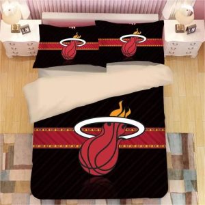 Basketball Miami Heat Basketball #11 Duvet Cover Pillowcase Bedding Set Home Decor