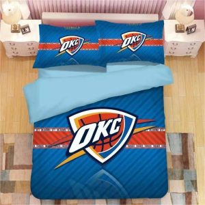 Basketball Oklahoma City Thunder OKC Basketball #13 Duvet Cover Pillowcase Bedding Set Home Bedroom Decor