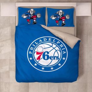 Basketball Philadelphia 76ers Basketball #20 Duvet Cover Pillowcase Bedding Set Home Bedroom Decor