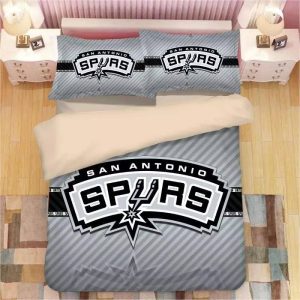 Basketball San Antonio Spurs Basketball #12 Duvet Cover Pillowcase Bedding Set Home Decor