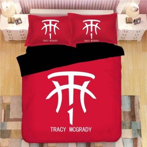 Basketball Toronto Raptors Tracy McGrady Basketball #10 Duvet Cover Pillowcase Bedding Set Home Decor