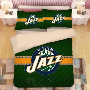 Basketball Utah Jazz Basketball #10 Duvet Cover Pillowcase Bedding Set Home Decor