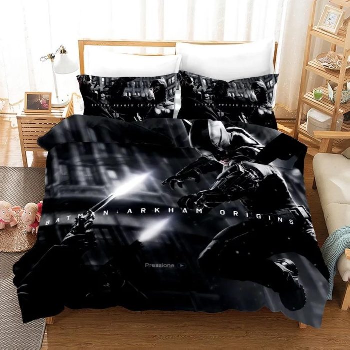 Batman #10 Duvet Cover Pillowcase Bedding Set Home Bedroom Decor