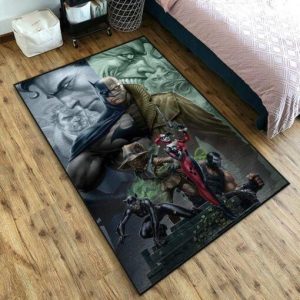 Batman: Hush Area Rugs Living Room Carpet Floor Decor
