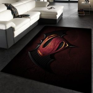 Batman Vs Superman Area Rug Geeky Carpet Home Decor Bedroom Living Room Decor