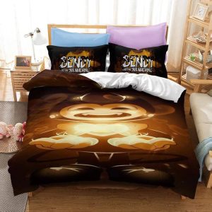 Bendy And The Ink Machine #28 Duvet Cover Pillowcase Bedding Set Home Bedroom Decor