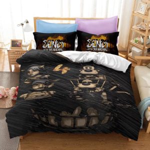 Bendy And The Ink Machine #39 Duvet Cover Pillowcase Bedding Set Home Bedroom Decor